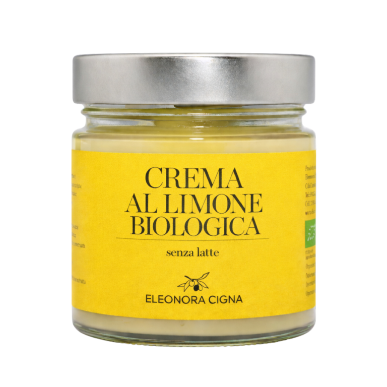 Crema 60% di mandorle biologiche al limone Eleonora Cigna