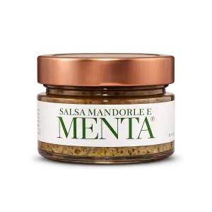 Salsa di mandorle e menta biologica