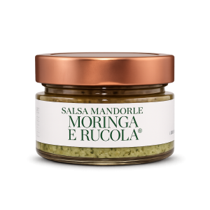 Salsa di mandorle, moringa e rucola biologica